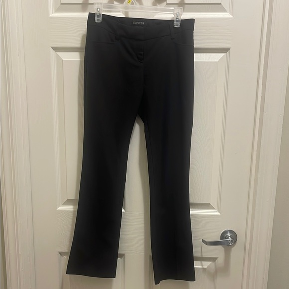 Express Women's Columnist Black Dress Pants - Picture 1 of 10